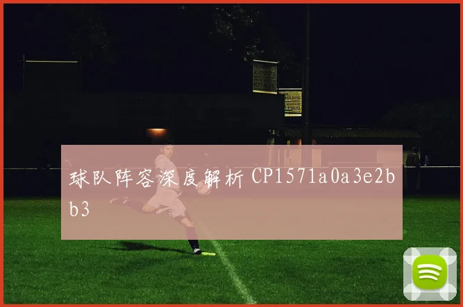 球队阵容深度解析 CP1571a0a3e2bb3